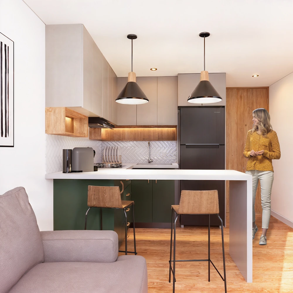 Acabados Cocina remodelacion Bogotá