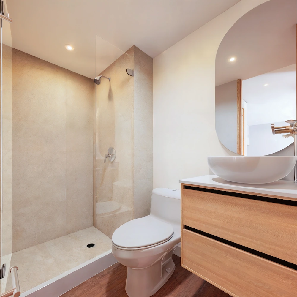 Baño remodelado