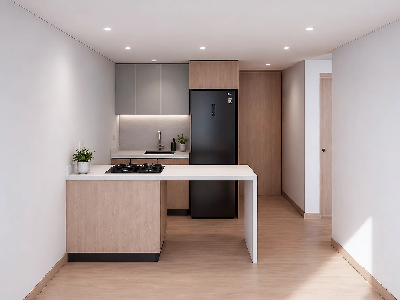 Cocina Obra gris NORD